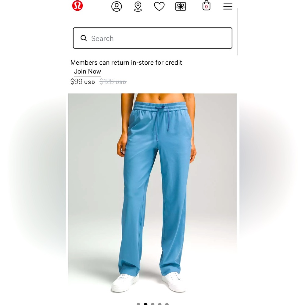 NWT!!Lululemon straight leg Luxtreme pants size Small!